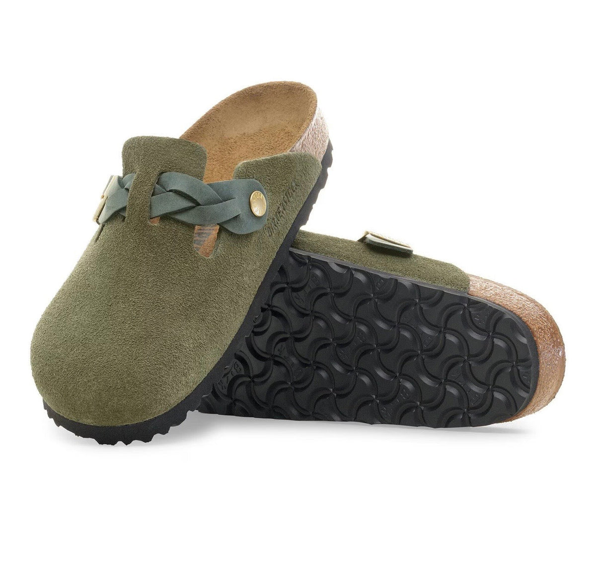 Birkenstock Boston braided thyme