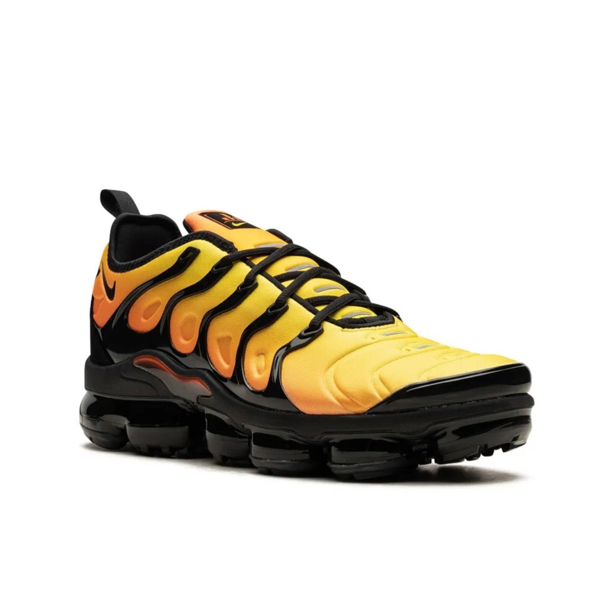 Nike Vapormax black & yellow - high-performance athletic footwear in Black with advanced cushioning