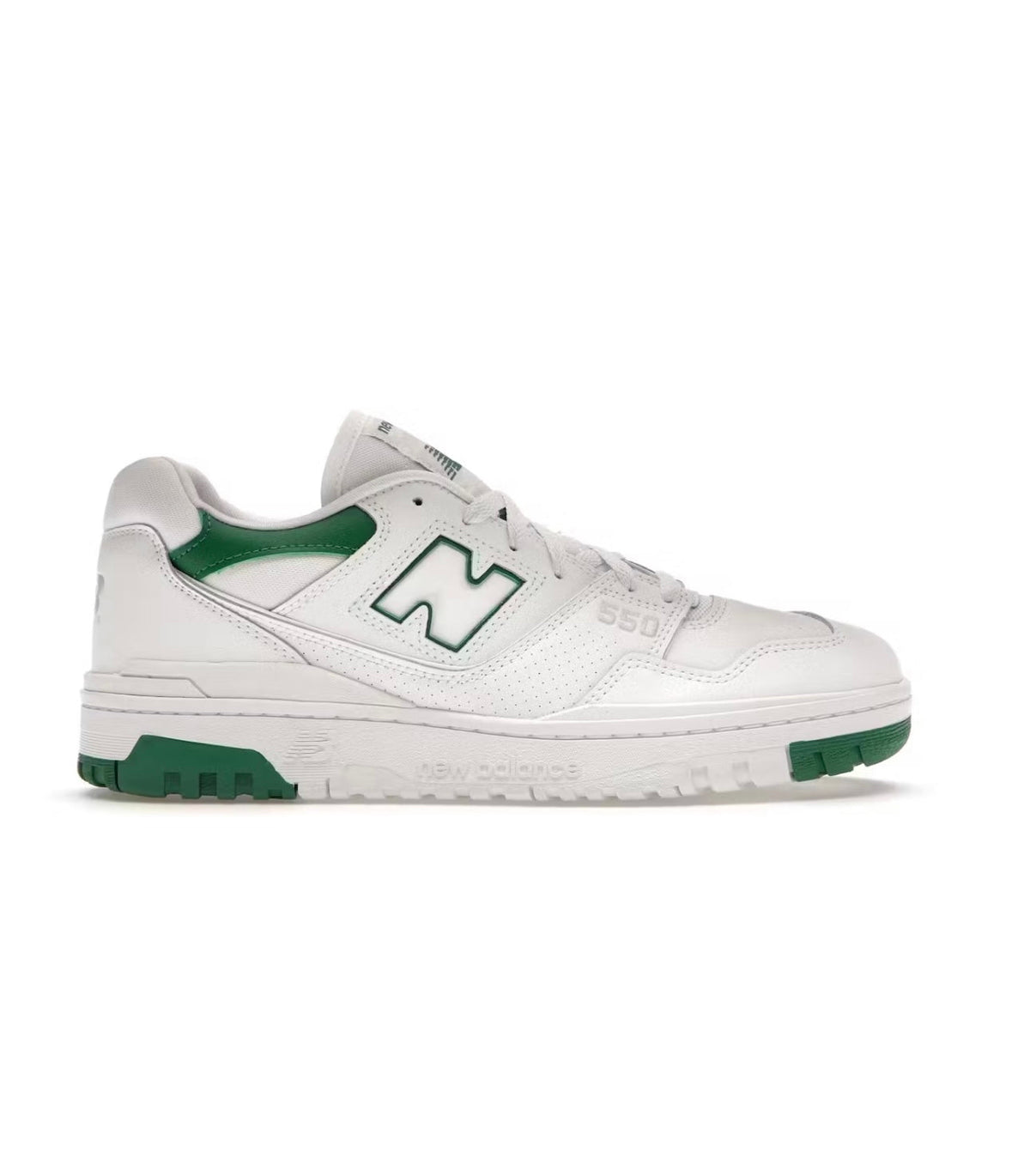 New Balance 550 white green - high-performance athletic footwear in White with advanced cushioning