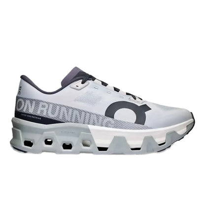 On Cloudmonster grey black - high-performance athletic footwear in Black with advanced cushioning