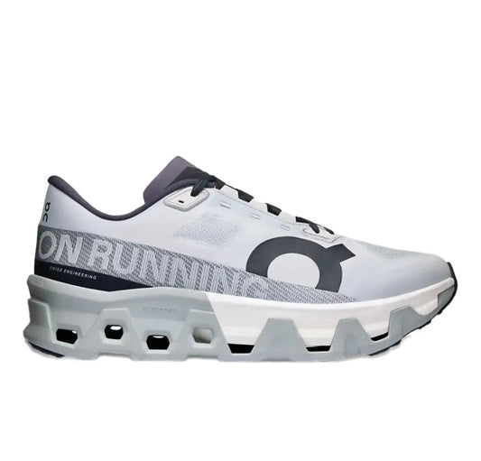 On Cloudmonster grey black - high-performance athletic footwear in Black with advanced cushioning