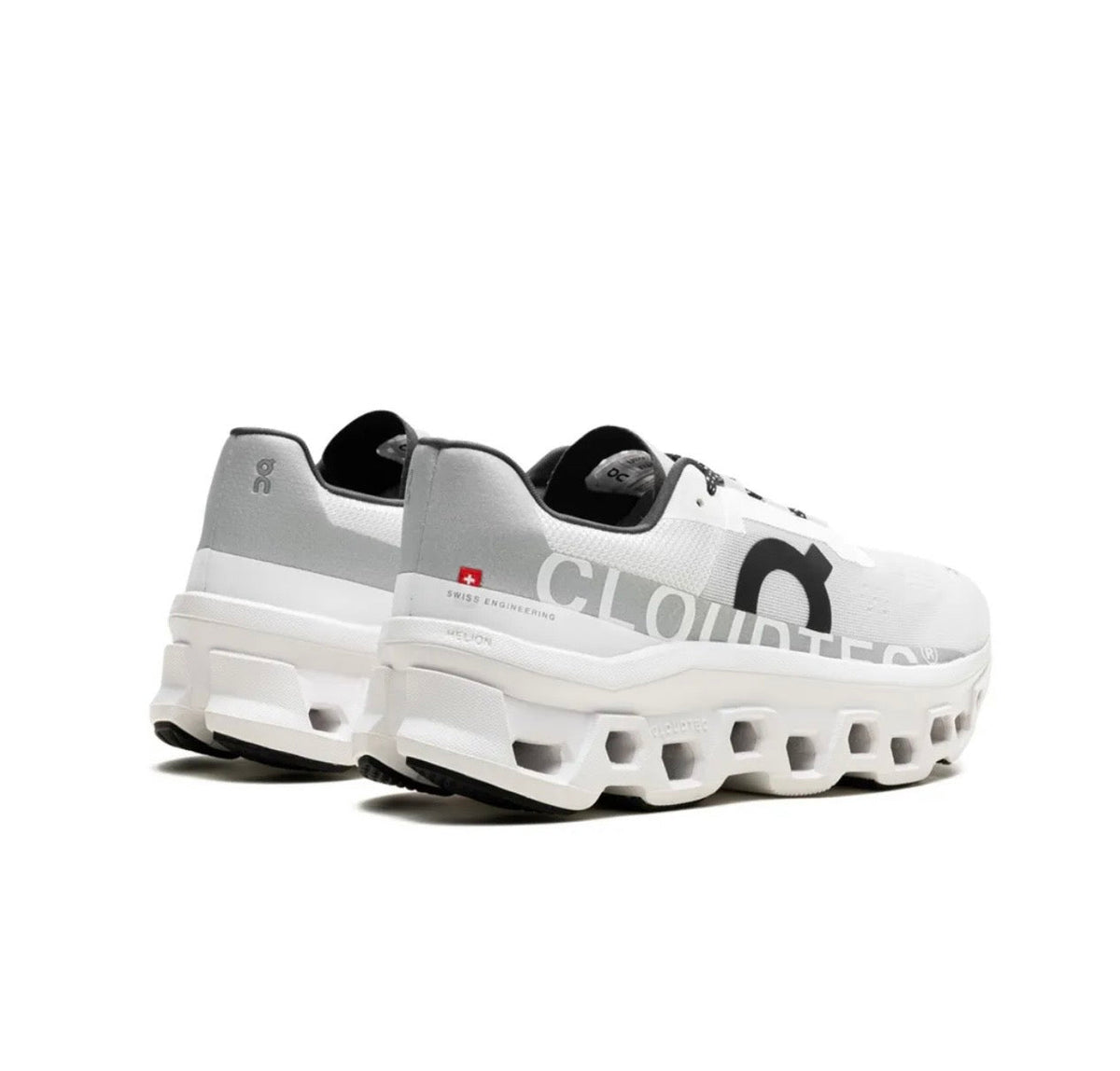 On Cloudmonster classic grey - high-performance athletic footwear in Grey with advanced cushioning