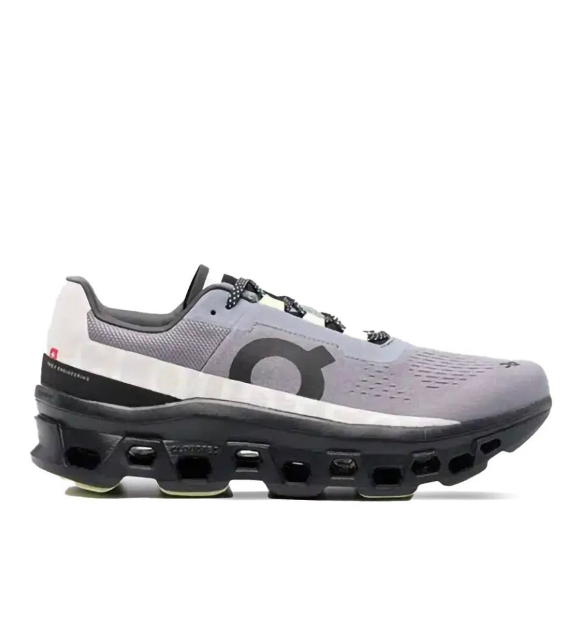 On Cloudmonster grey - high-performance athletic footwear in Grey with advanced cushioning