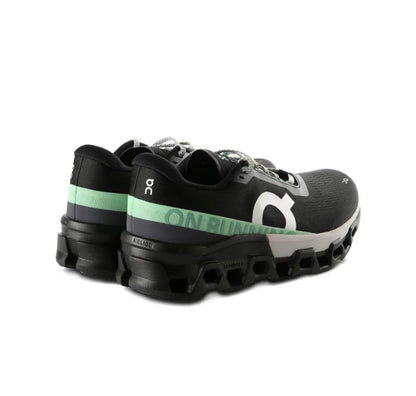 On Cloudmonster black green - high-performance athletic footwear in Black with advanced cushioning