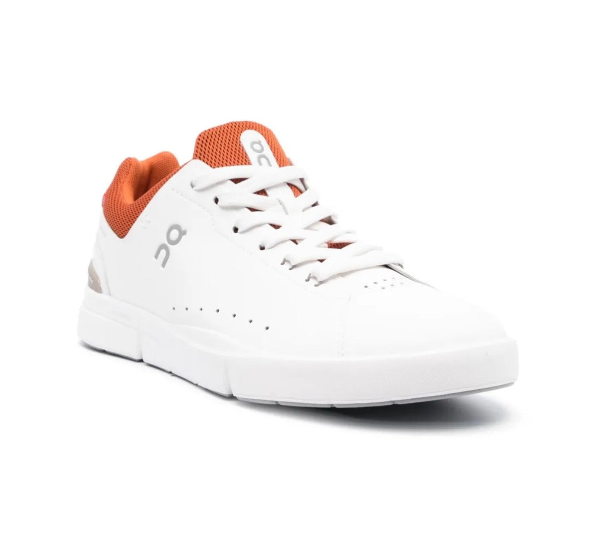 On The Roger White Orange - high-performance athletic footwear in White with advanced cushioning