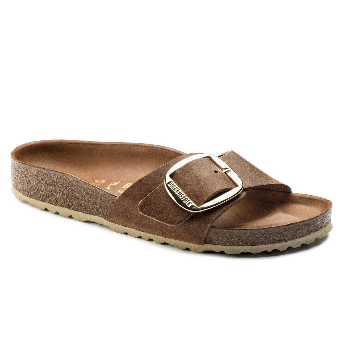Birkenstock Madrid Brown Silver - high-performance athletic footwear in Brown with advanced cushioning