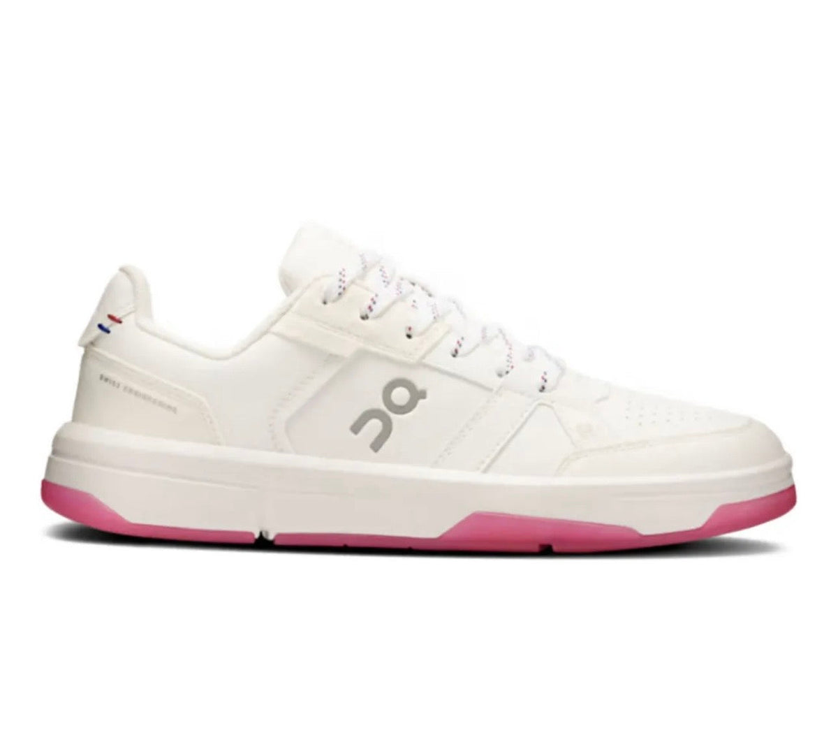 On The Roger White Pink - high-performance athletic footwear in White with advanced cushioning