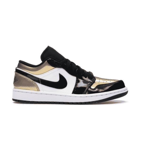 Air Jordan 1 Low Gold Toe - high-performance athletic footwear in Gold with advanced cushioning