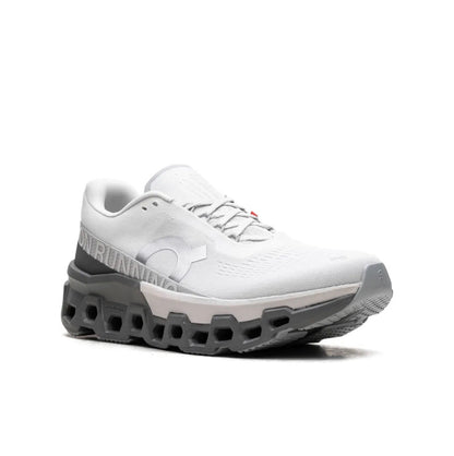 On Cloudmonster grey - high-performance athletic footwear in Grey with advanced cushioning