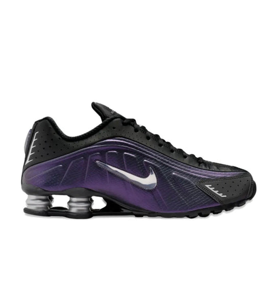 Nike Shox R4 Black Purple - high-performance athletic footwear in Black with advanced cushioning
