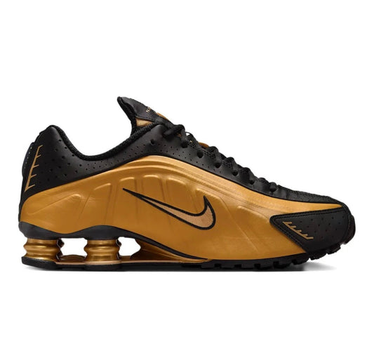 Nike Shox R4 Gold Black - high-performance athletic footwear in Black with advanced cushioning