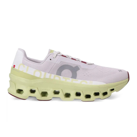 On Cloudmonster pink yellow - high-performance athletic footwear in Yellow with advanced cushioning