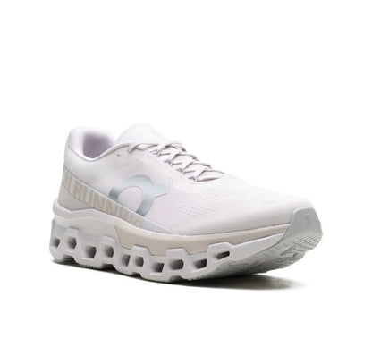 On Cloudmonster light gray - high-performance athletic footwear with advanced cushioning