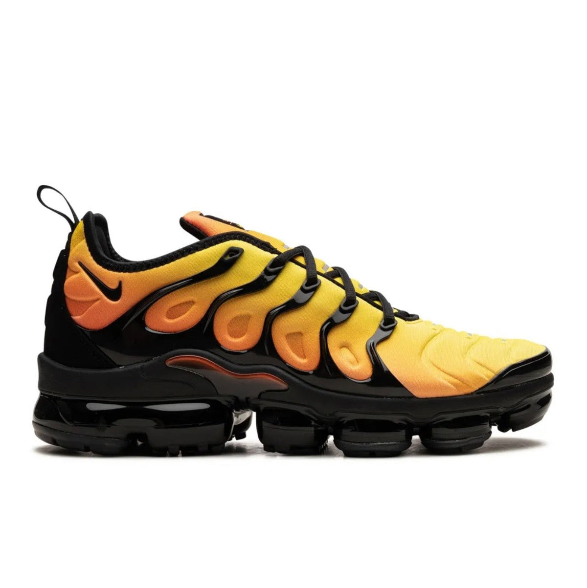 Nike Vapormax black & yellow - high-performance athletic footwear in Black with advanced cushioning