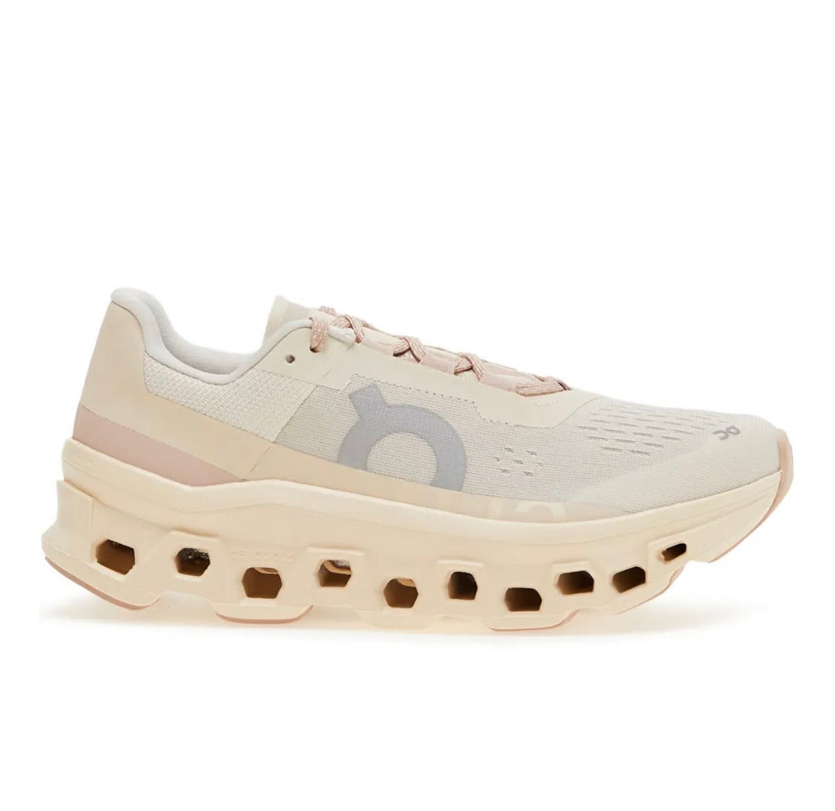 On Cloudmonster peach - high-performance athletic footwear with advanced cushioning
