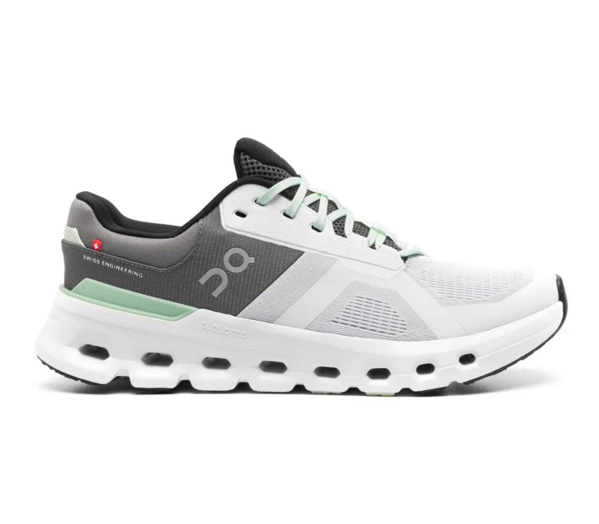 On Cloudrunner 2 Grey Green - high-performance athletic footwear in Green with advanced cushioning
