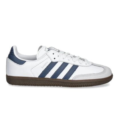 Adidas Samba White Navy Blue