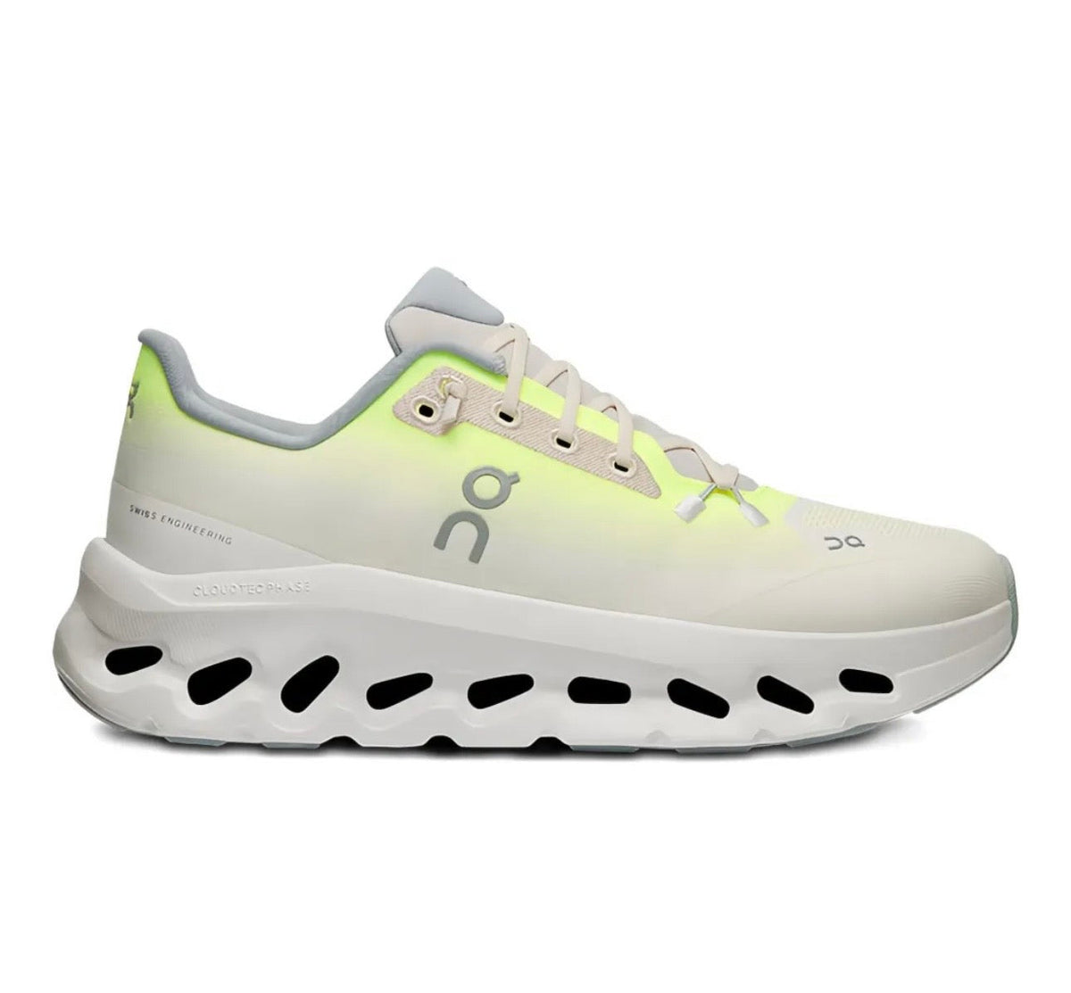 On Cloudtilt white yellow - high-performance athletic footwear in White with advanced cushioning