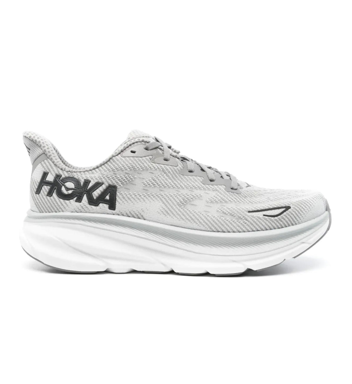 Hoka Clifton 9 ribbed sneakers - high-performance athletic footwear with advanced cushioning