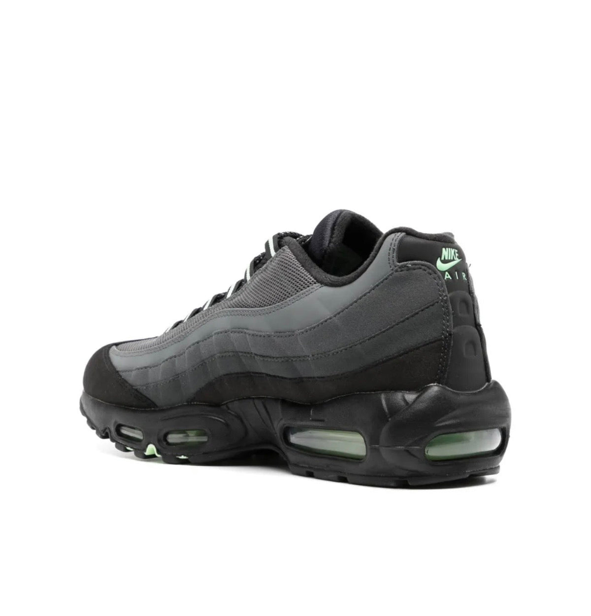 Nike air Vapormax 95?grey black green - high-performance athletic footwear in Black with advanced cushioning