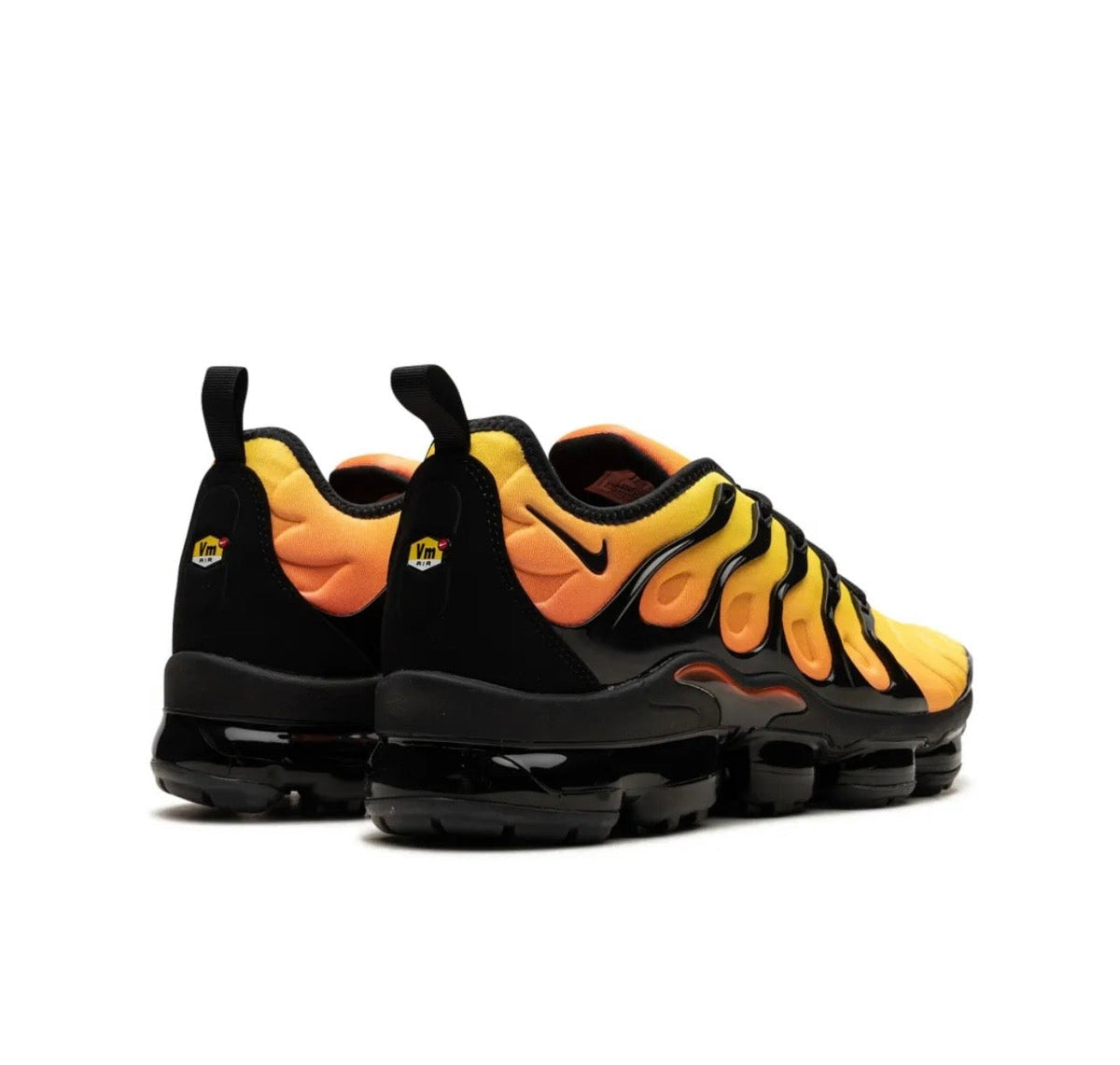 Nike Vapormax black & yellow - high-performance athletic footwear in Black with advanced cushioning
