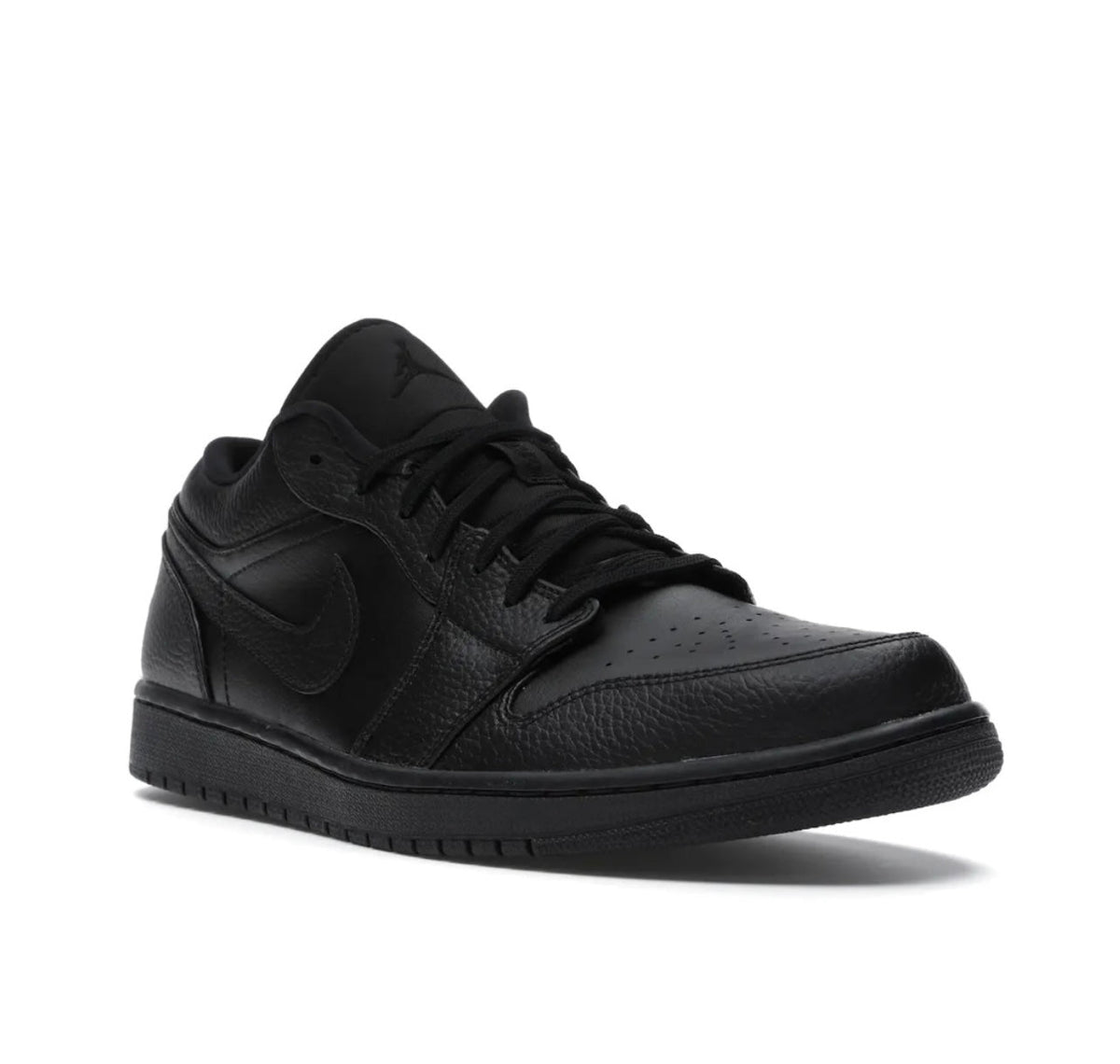 Jordan 1 Low Triple Black - high-performance athletic footwear in Black with advanced cushioning