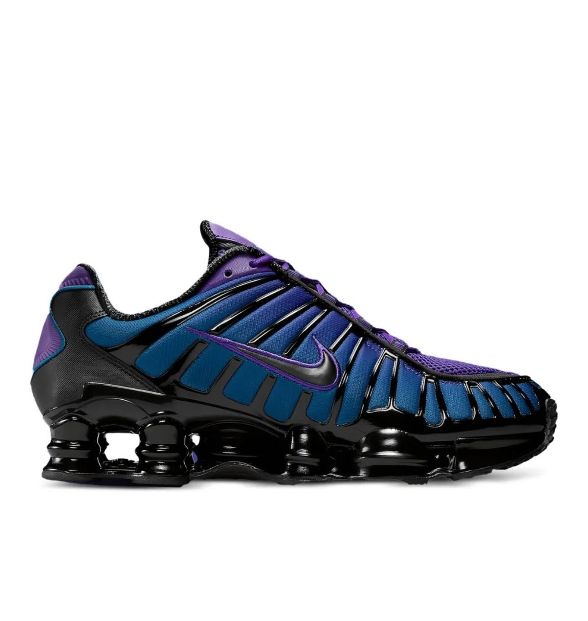 Nike Shox Black purple Blue - high-performance athletic footwear in Black with advanced cushioning