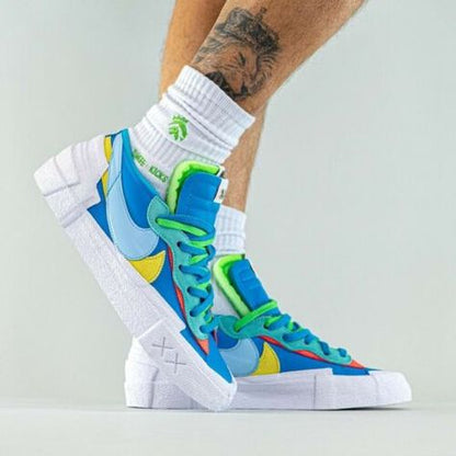 Nike Blazer Low Sacai Kaws Blue - high-performance athletic footwear in Blue with advanced cushioning
