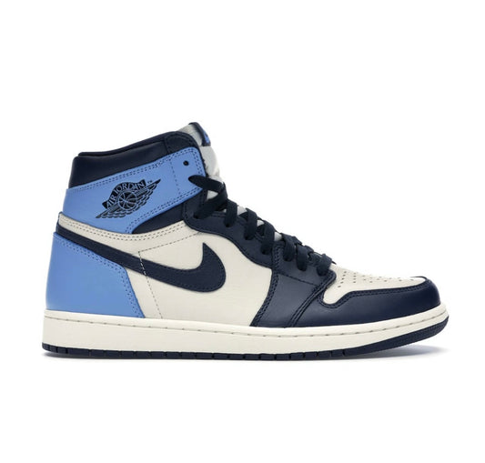 Air Jordan 1 Retro High Obsidian UNC - high-performance athletic footwear with advanced cushioning