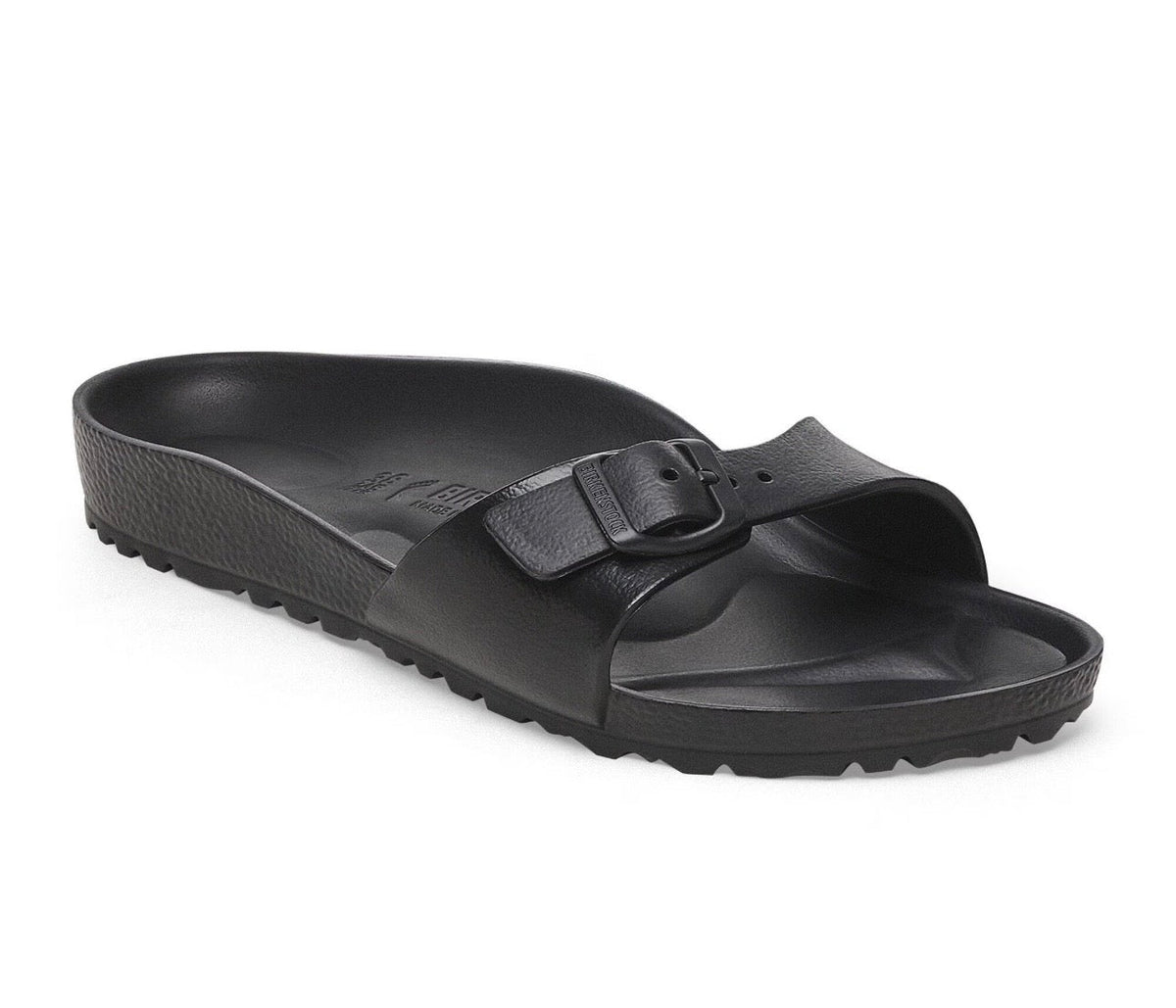 Birkenstock Madrid Black Leather - high-performance athletic footwear in Black with advanced cushioning