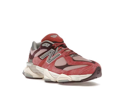 New Balance 9060 Red Grey - high-performance athletic footwear in Red with advanced cushioning