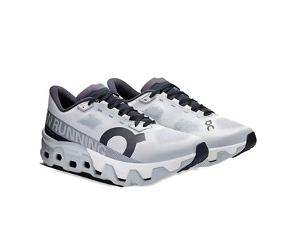 On Cloudmonster grey black - high-performance athletic footwear in Black with advanced cushioning