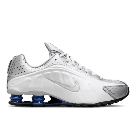 Nike Shox R4 White Silver - high-performance athletic footwear in White with advanced cushioning