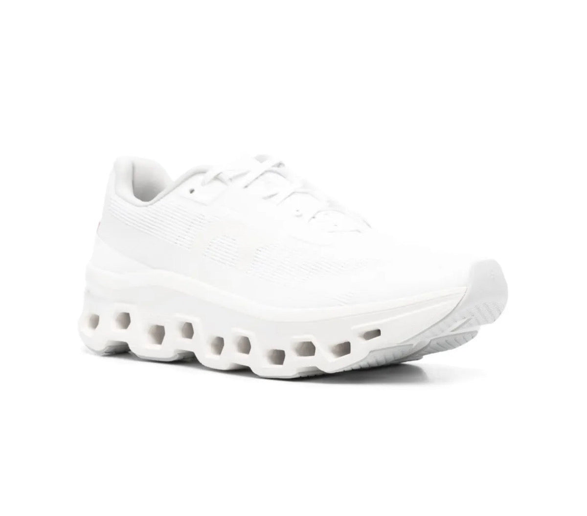 On Cloudmonster white - high-performance athletic footwear in White with advanced cushioning
