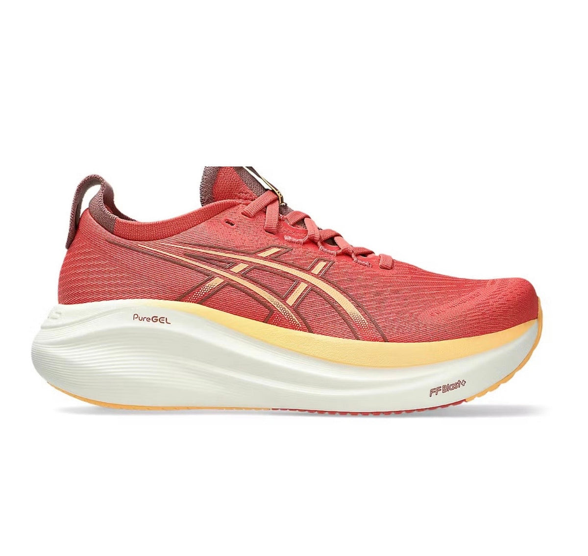 Asics Nimbus 27 Light Peach - high-performance athletic footwear with advanced cushioning