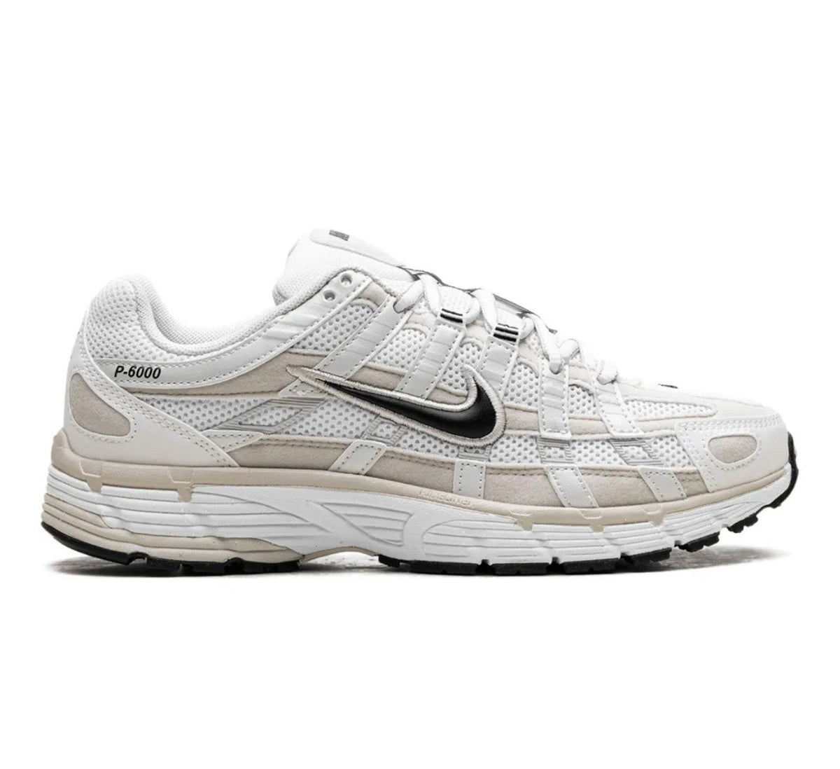 Nike P6000 White Cream Black - high-performance athletic footwear in Black with advanced cushioning