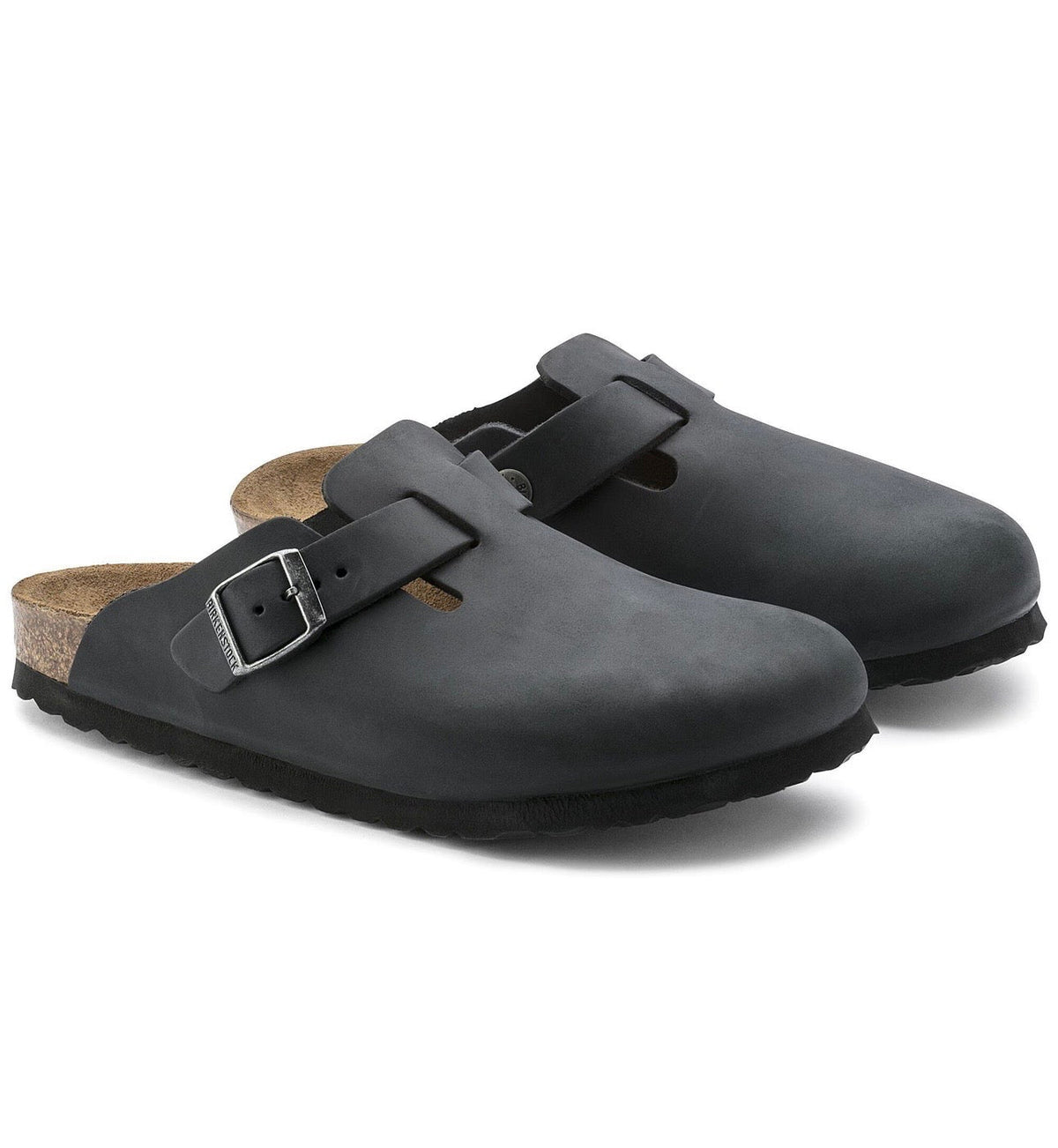 Birkenstock Boston leather oiled black