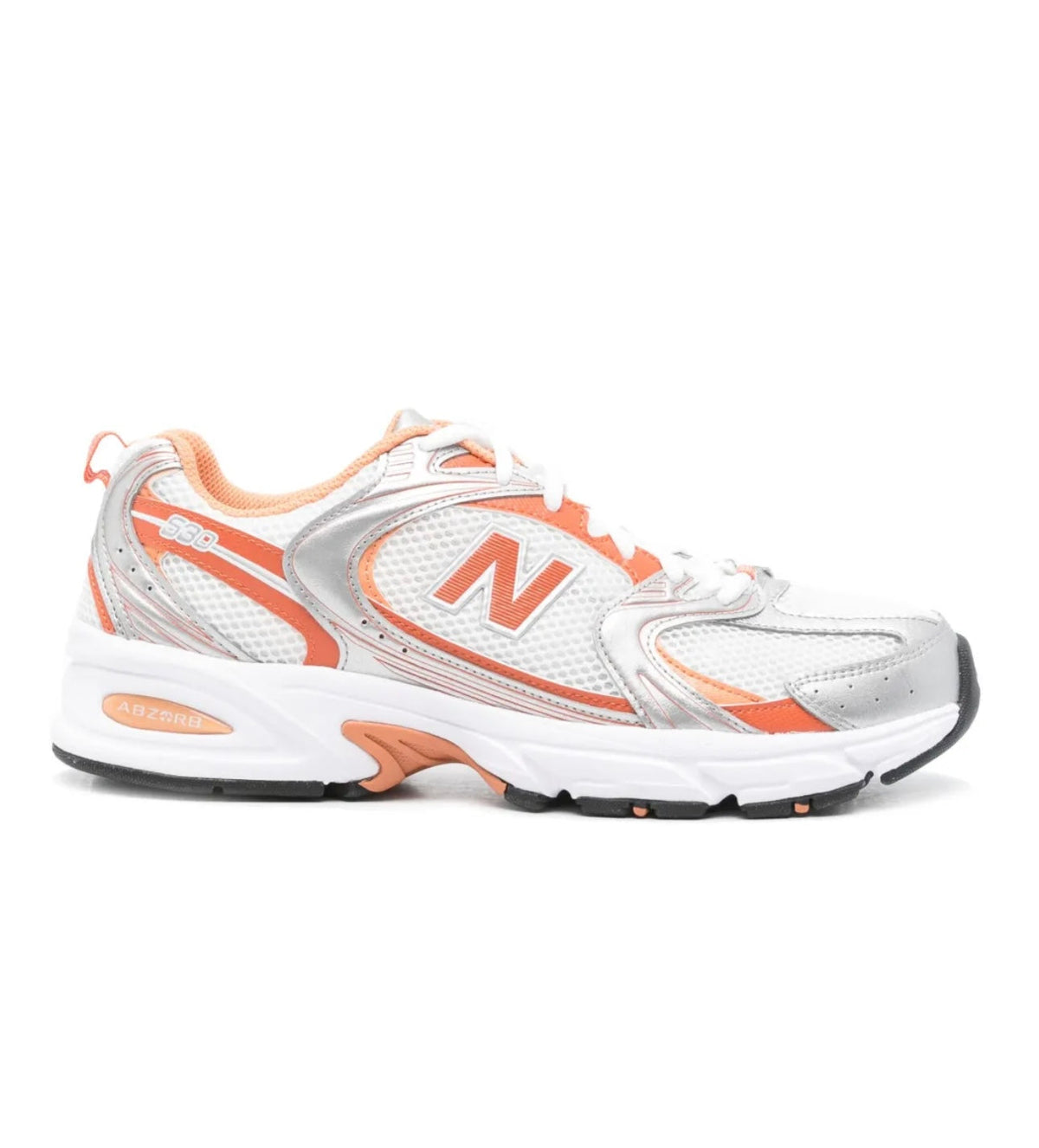New Balance 530 White Orange - high-performance athletic footwear in White with advanced cushioning