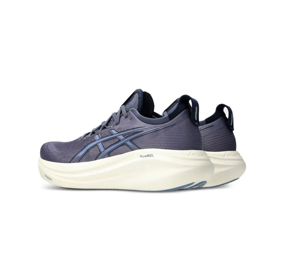 Asics Nimbus 27 Blue - high-performance athletic footwear in Blue with advanced cushioning
