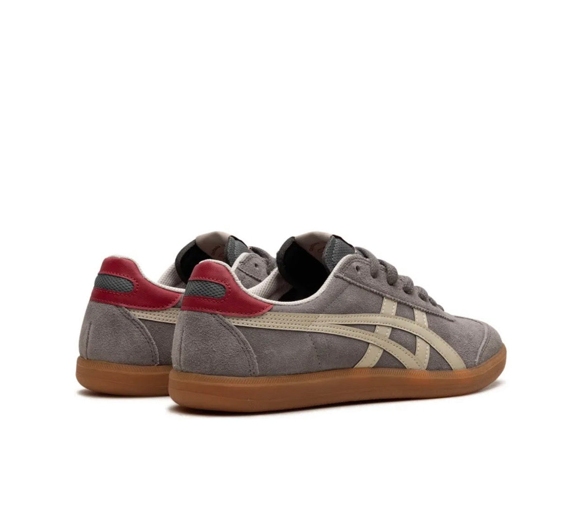 Onitsuka Tiger Tokuten grey mocha red high-performance athletic footwear Grey