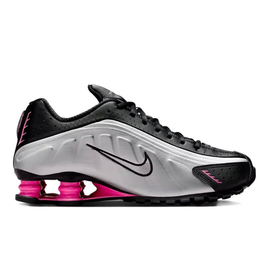 Nike Shox R4 Silver Black Pink - high-performance athletic footwear in Black with advanced cushioning