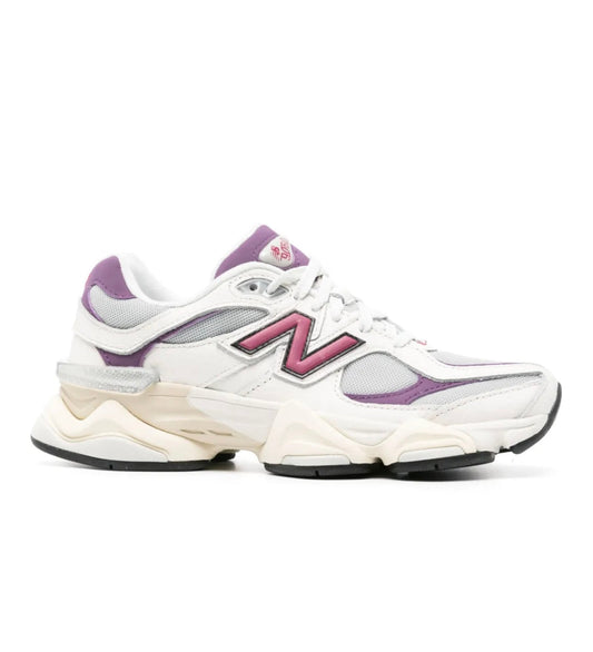 New Balance 9060 White Beetroot - high-performance athletic footwear in White with advanced cushioning