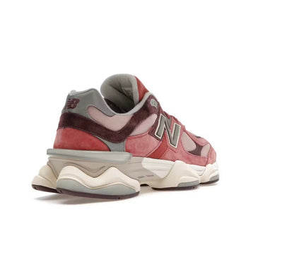 New Balance 9060 Red Grey - high-performance athletic footwear in Red with advanced cushioning