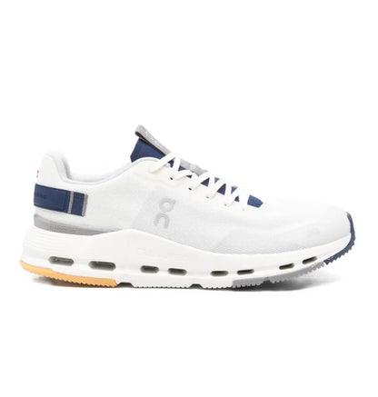 On Cloudnova White Blue - high-performance athletic footwear in White with advanced cushioning