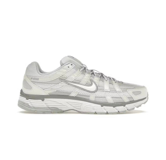 Nike P6000 white gray high-performance athletic footwear Gray