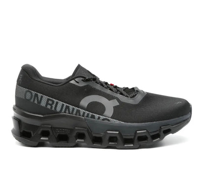 On Cloudmonster black - high-performance athletic footwear in Black with advanced cushioning