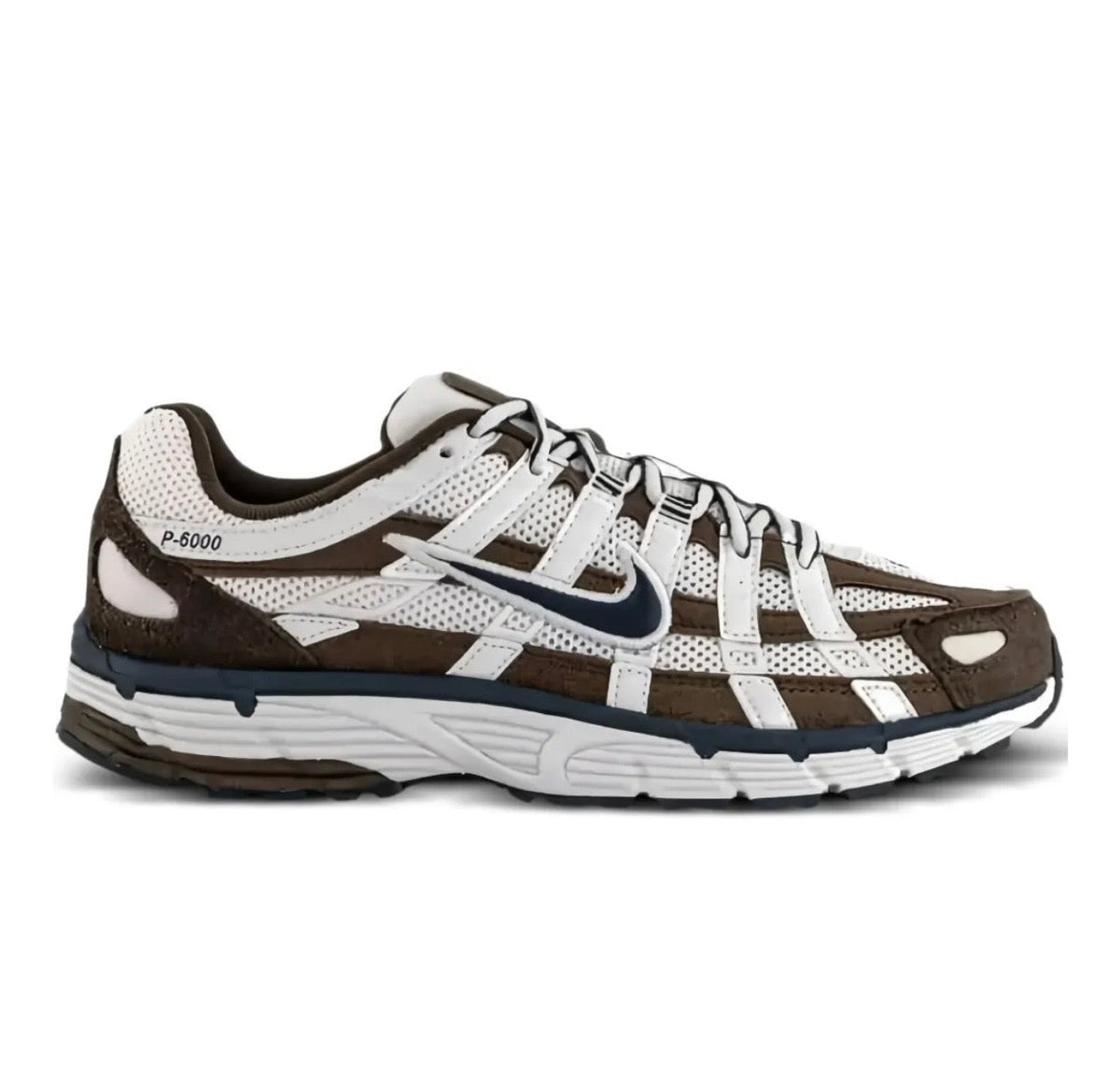 Nike P6000 White Brown high-performance athletic footwear Brown