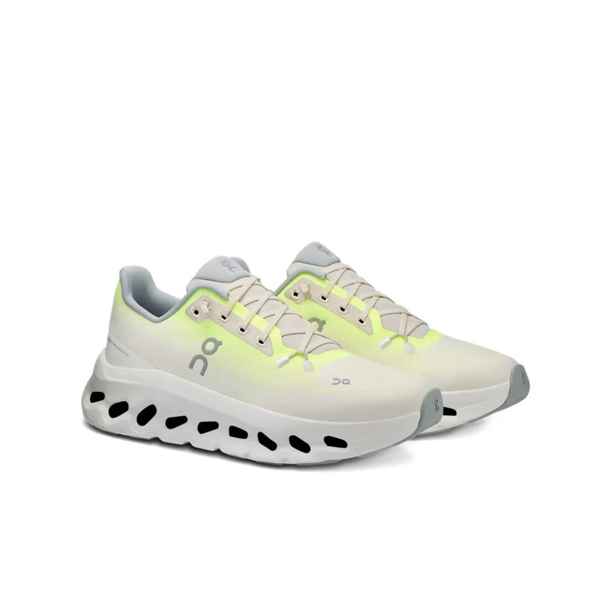 On Cloudtilt white yellow - high-performance athletic footwear in White with advanced cushioning