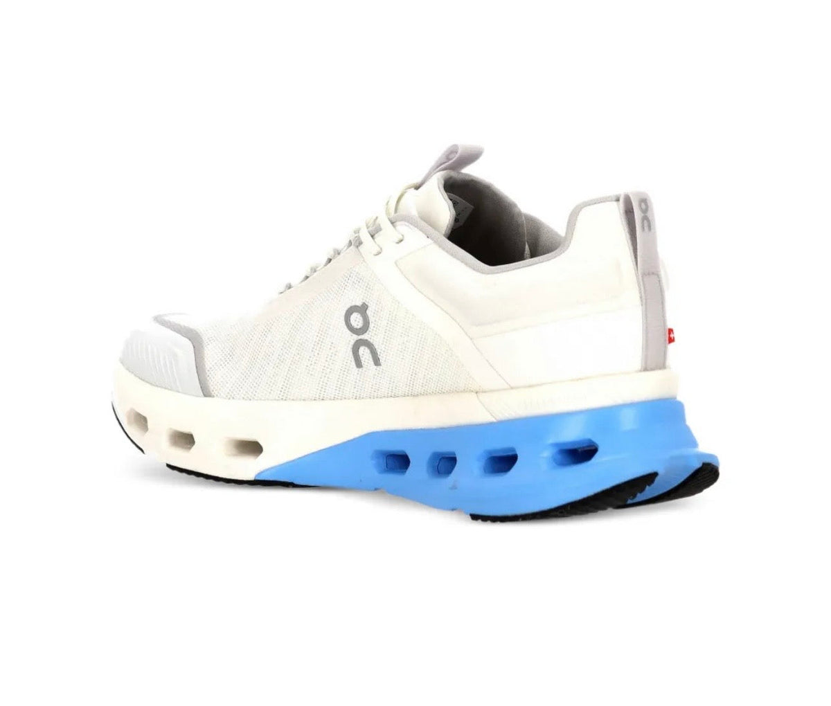On Cloudnova White Blue - high-performance athletic footwear in White with advanced cushioning