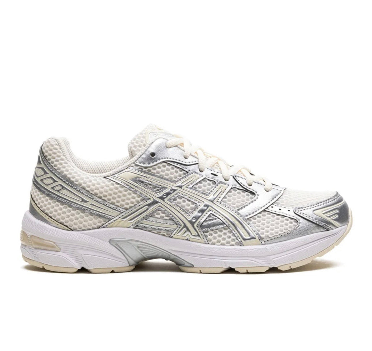 ASICS Gel 1130 silver cream - high-performance athletic footwear in Silver with advanced cushioning